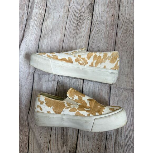 Seavees Baja Platform Mulholland Cowhide Slip-On Sneakers Size - Picture 5 of 13